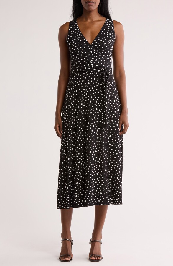 Loveappella Wrap Midi Dress