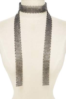 Forever 21 Rhinestone Chainmail Scarf