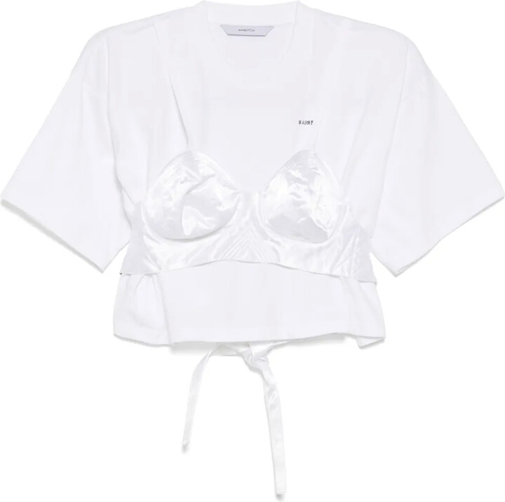 pushBUTTON Bra Point Cropped Top