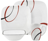 Thumbnail for your product : Corelle Square Fine Lines 16 Piece Dinnerware Set