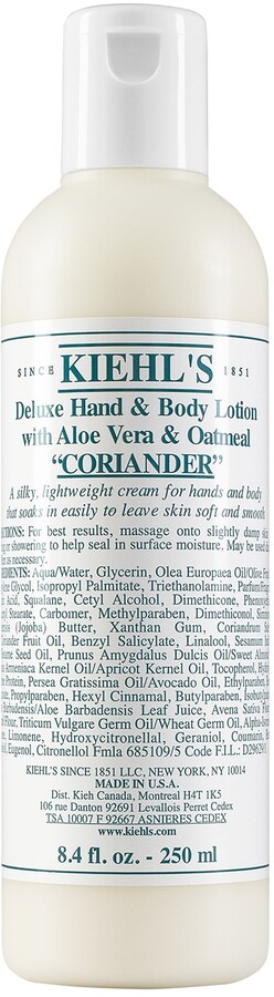 Kiehl's Hand and Body Lotion with Vera and Oatmeal - ShopStyle