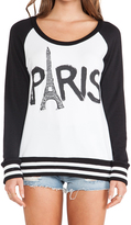 Thumbnail for your product : Lauren Moshi Addy Paris Tower Raglan Pullover
