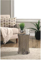 Thumbnail for your product : Abbyson Living Kirstin Silver Chrome Ceramic Garden Stool