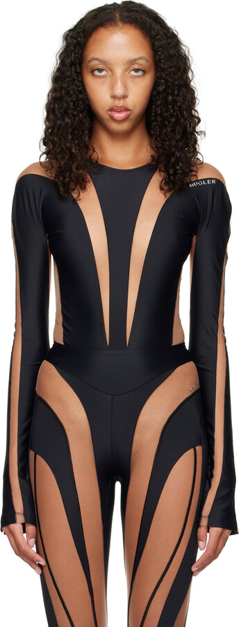 Compliment versus Labe Thierry Mugler Black Illusion Shaping Bodysuit - ShopStyle Tops