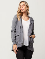 Thumbnail for your product : SKY AND SPARROW Fleece Sleeve Womens Anorak Jacket