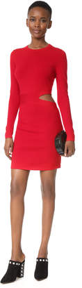Elizabeth and James Railey Long Sleeve Dress with Side Cutout Detail