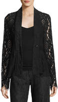 Thumbnail for your product : Nanette Lepore Genevieve One-Button Lace Jacket