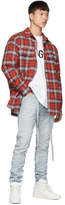 Thumbnail for your product : Fear Of God Red Flannel Shirt Jacket