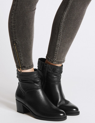 wide fit wedge ankle boots