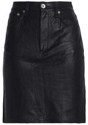 Rag & Bone Jean Leather Mini Skirt