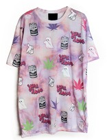 Thumbnail for your product : ChicNova Korean Style Mixed Pattern Loose Fit Short T-shirt