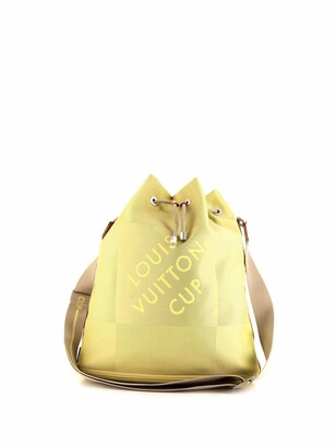 Authenticated Used LOUIS VUITTON Shoulder Bag Monogram Mini Lucille M92683  Yellow Ladies Canvas 
