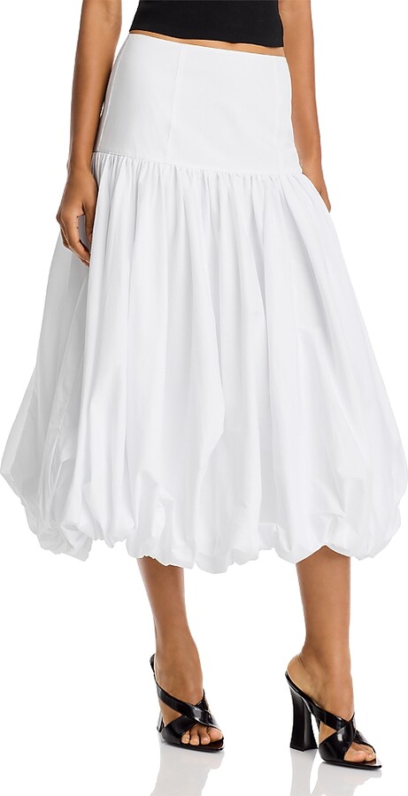 Cinq à Sept Women's Sirani Skirt - Mid-Weight Non-Stretch Fabric With Side Pockets & Partial Lining