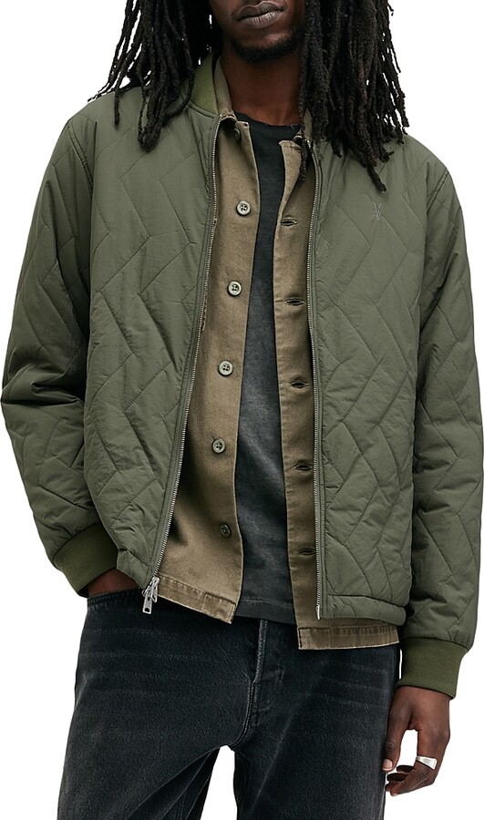 AllSaints Tyk Regular Fit Bomber Jacket ShopStyle
