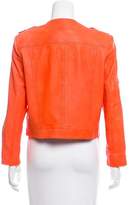 Thumbnail for your product : Alice + Olivia Leather Zip-Up Jacket