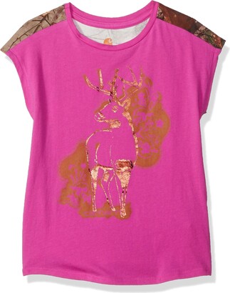 Carhartt Girls Short Sleeve Tee Shirt (Watercolor Pink) T Shirt