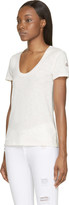 Thumbnail for your product : Moncler Ivory Slub Logo T-Shirt