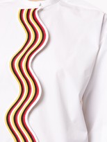 Thumbnail for your product : Ports 1961 Wave Patch Collarless Shirt