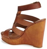 Thumbnail for your product : Lucky Brand 'Roselyn' Leather Caged Platform Sandal (Women)