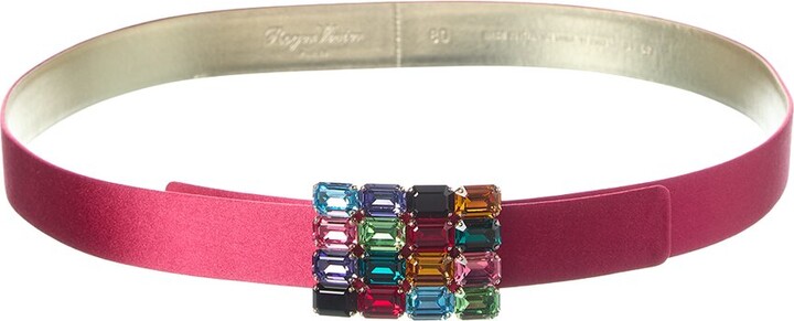 Roger Vivier Buckle Satin Belt