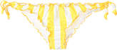 Thumbnail for your product : MC2 Saint Barth striped bikini bottoms