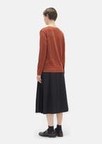 Thumbnail for your product : Margaret Howell Cotton Long Sleeve Tee Rust