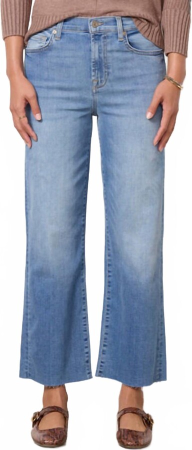7 For All Mankind Cropped Alexa Jean In Astra