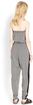 Thumbnail for your product : Forever 21 Geo Daze Strapless Jumpsuit