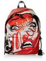 Thumbnail for your product : Moschino Capsule Print Nylon Backpack