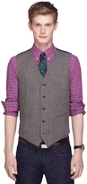 Thumbnail for your product : Brooks Brothers Herringbone Vest