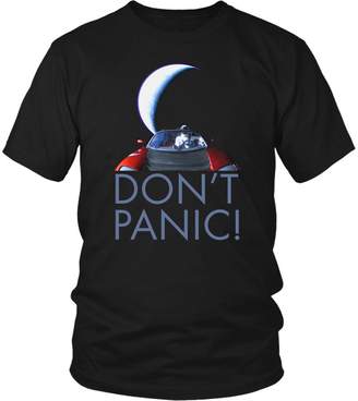 Shop Shop USA Starman Don't Panic SpaceX District Unisex T-Shirt
