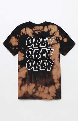 Obey Bleached Jumble Lo Fi T-Shirt