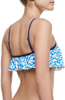 Thumbnail for your product : Splendid Coastal Flutter Swim Top