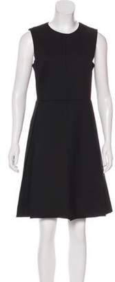Rag & Bone Wool-Blend Knee-Length Dress Black Wool-Blend Knee-Length Dress