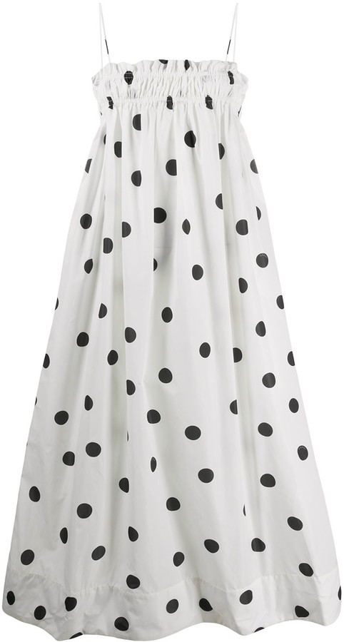 Ganni Polka Dot Tent Dress - ShopStyle