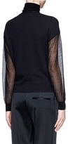 Thumbnail for your product : Nobrand Sheer sleeve turtleneck