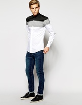 Thumbnail for your product : Antony Morato Colour Block Shirt In Slim Fit