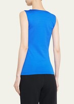 Thumbnail for your product : Akris Punto Fitted Cotton Stretch Top