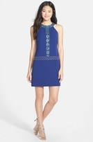 Thumbnail for your product : Cynthia Steffe 'Emme' Embellished Crepe Minidress