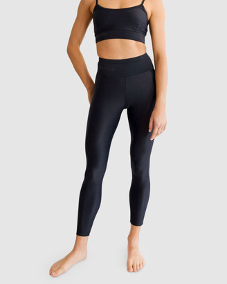 BAYTHE - Women's Black Compression Bottoms - Movement 7-8 High Waisted Legging - Size One Size, XS at The Iconic