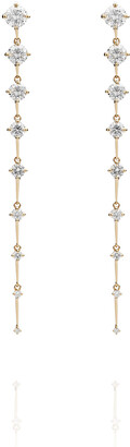 Fernando Jorge Sequence Long 18k Gold Diamond Earrings