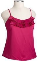 Thumbnail for your product : Old Navy Women's Plus Ruffled Charmeuse Camis