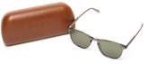 Thumbnail for your product : Garrett Leight Brooks 47 Square Acetate And Metal Sunglasses - Mens - Grey