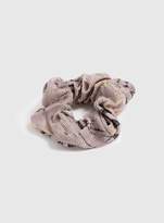 Thumbnail for your product : Evans Pink Glitter Animal Print Scrunchie