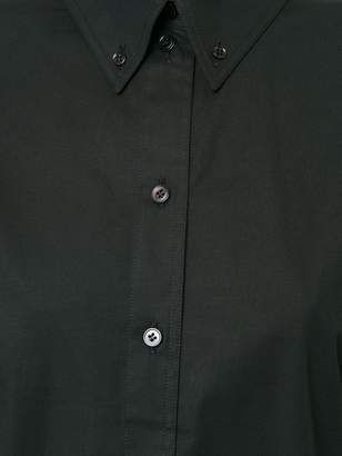 Jil Sander Navy exaggerated sleeve collared shirt