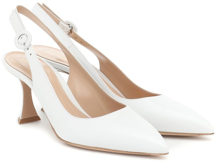 Gianvito Rossi Anna 55 leather pumps ShopStyle