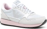 Thumbnail for your product : Emporio Armani Panelled Logo-Print Sneakers