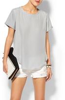 Thumbnail for your product : Collective Concepts Short Sleeve Shirttail Top