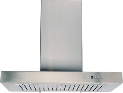 Cyclone 30" 550 CFM, Stainless Steel, T- shape, Ducted Wall Mount Range Hood with Dishwasher Safe Baffle Filter