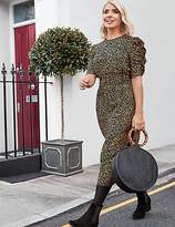 Thumbnail for your product : M&S Collection Animal Print Waisted Midi Dress